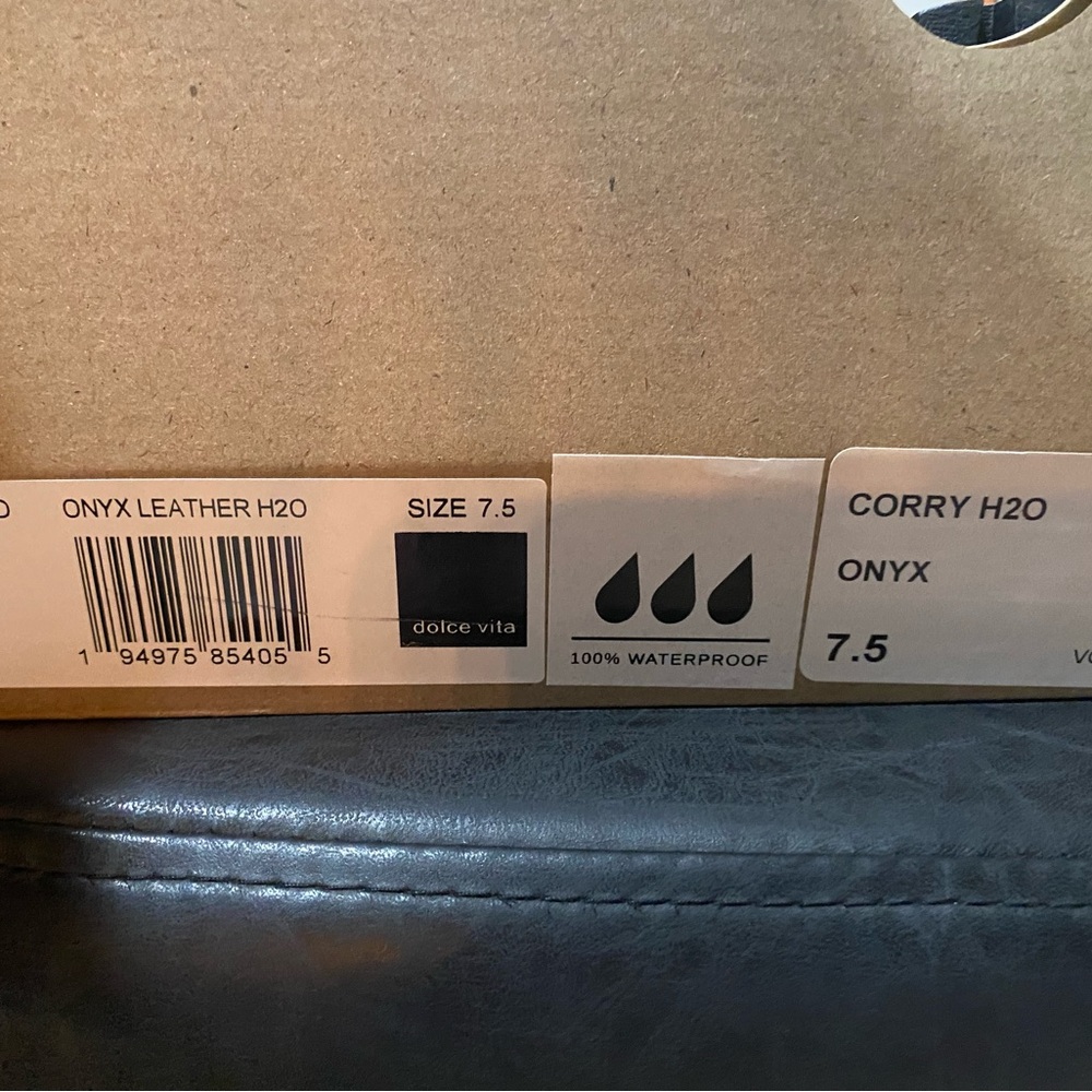 Dolce Vita Onyx Leather Boots - Picture 3 of 3
